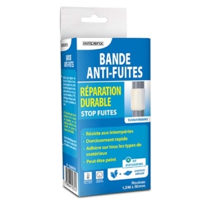 Photo Bande anti-fuites - bande de réparation 1,3M x 50mm