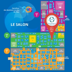 Plan du salon 2019 Carrefour des Gestions Locales de l Eau INTERPLAST