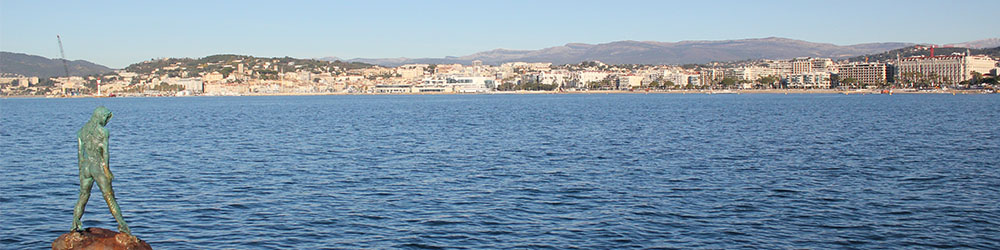 Photo de la ville de Cannes - chantier émissaire eaux pluviales