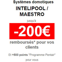 Offre de remboursement Pentair 3